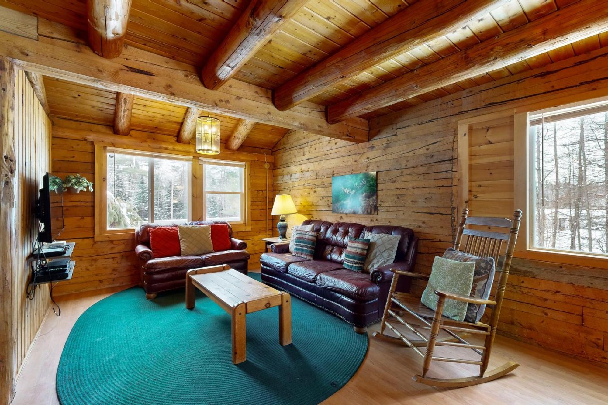 Twin View Log Home Carroll Εξωτερικό φωτογραφία